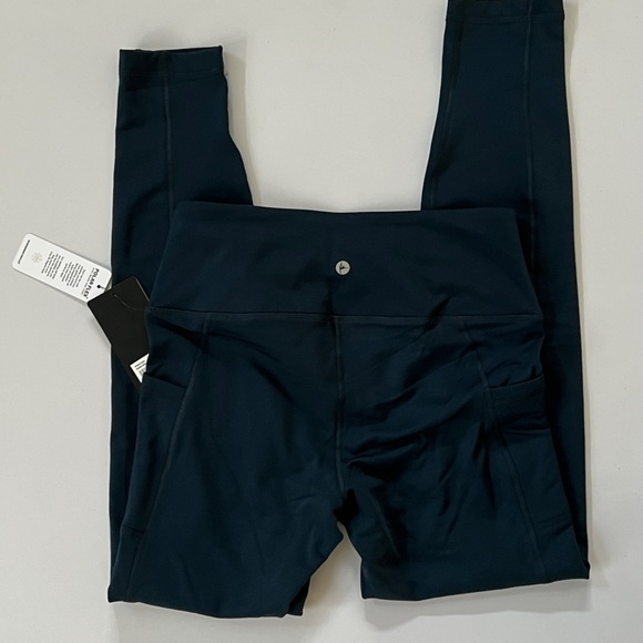 Cold Gear High Waist Fleece Lined Legging with Side Pockets - Picture 3 of 8